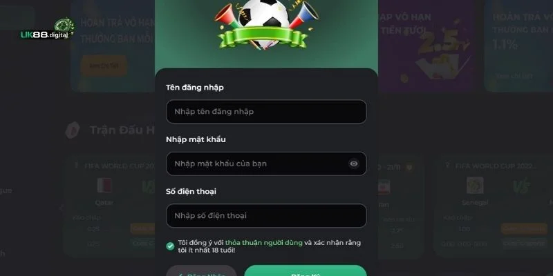 Đăng Ký UK88: Cách Tạo Tài Khoản Nhanh Chóng & An Toàn 100%