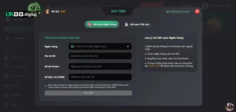 rut tien uk88 quy trinh don gian hieu qua Rút tiền UK88 quy trình đơn giản hiệu quả